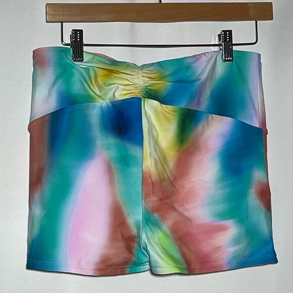 Citrus Reversible Crop Rashguard Swimsuit Top and Bottom Multi Womens Size Large - Picture 5 of 16